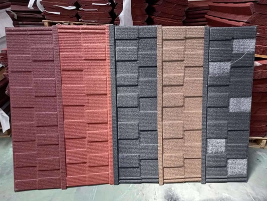 Ντυμένο μέταλλο χρώματος κεραμιδιών υλικού κατασκευής σκεπής βοτσάλων οικοδομικού υλικού ο Stone