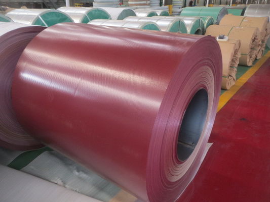Υλική 1250mm υλικού κατασκευής σκεπής RAL ντυμένη χρώμα σπείρα αργιλίου φύλλων