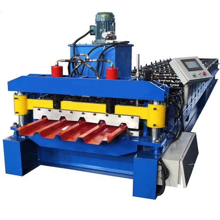 IBR Roofing Tile Forming Machine Fit Fit 1000mm GI PPGI Preinted Steel Coil