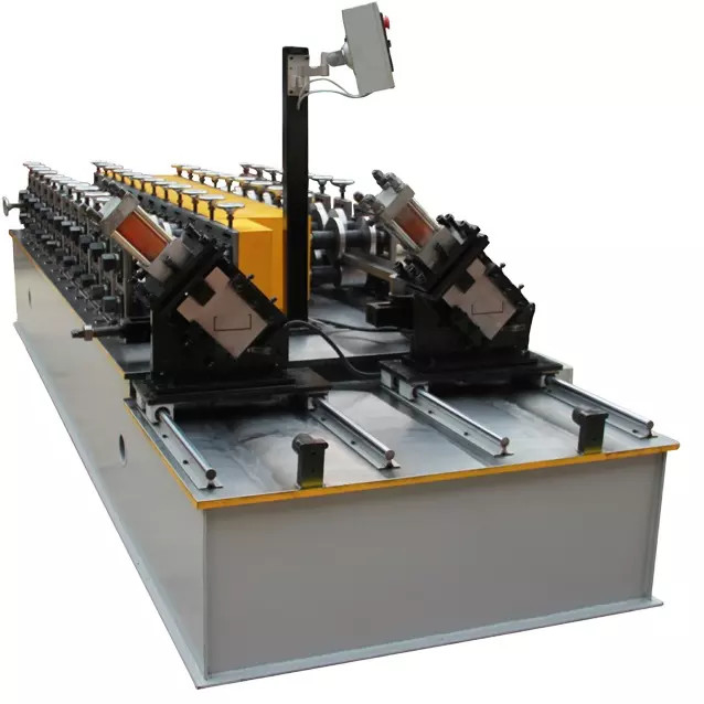 Ελαφρύς μετρητής Keel C U OMEGA Stud And Track Roll Forming Machine Οροφή Τραπέζι Πίεση U Stud C κανάλι