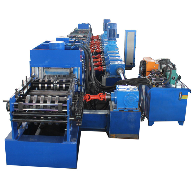 Gcr15 Rollers Highway Guardrail Roll Forming Machine 350Mpa Δυναμικότητα απόδοσης 380V 50Hz Τροφοδότηση