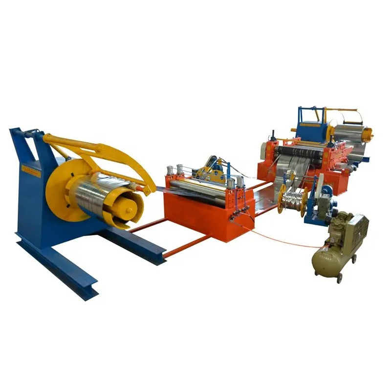 Επικεφαλίδα οροφής αυτόματη Uncoiler Coil Cut To Length Line Μηχανή χάλυβα και γραμμής κοπής