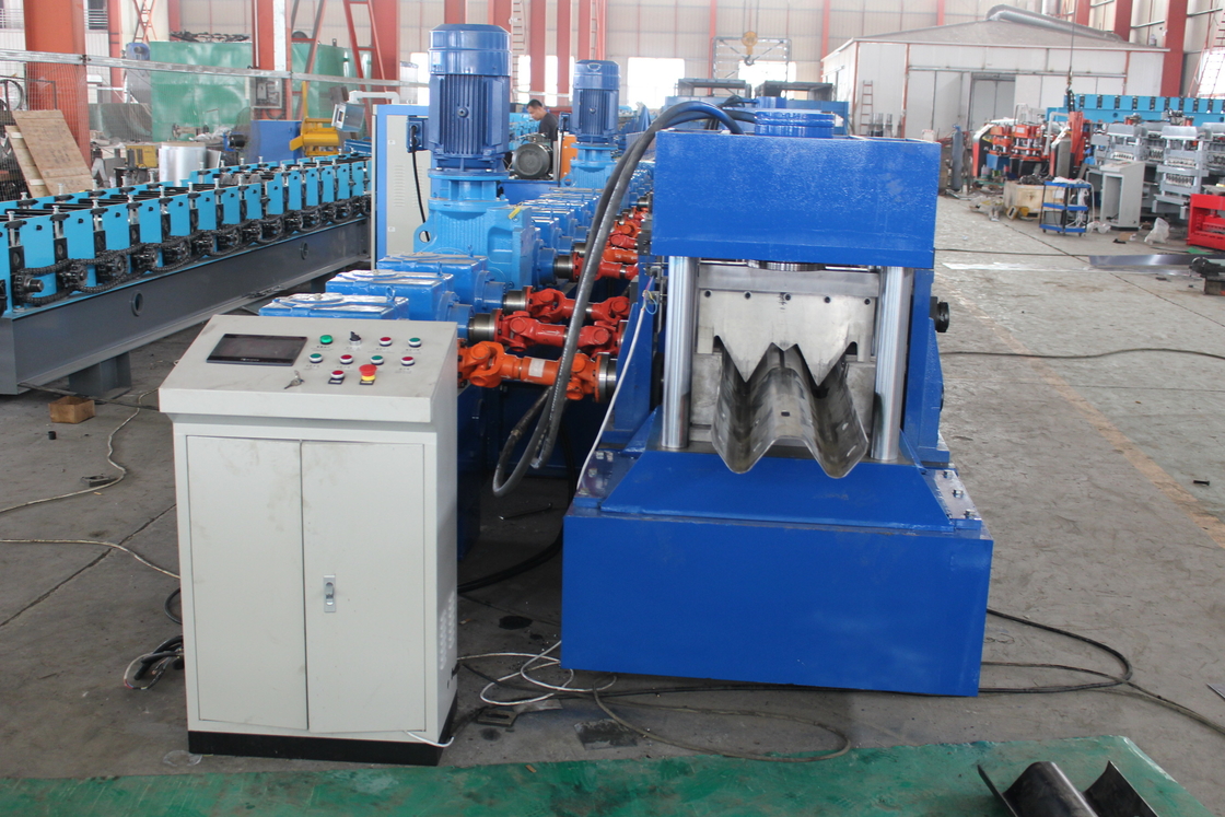 2024 11kw 5.5kw GI Highway Guardrail Roll Forming Machine Cr12Mov Μέσα κοπής