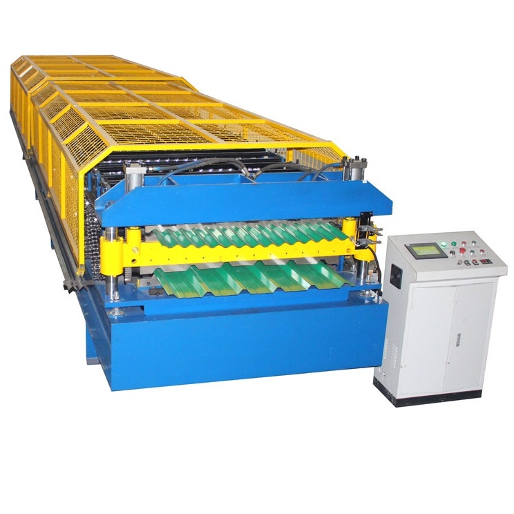 Ελεγχόμενο από PLC Δύο στρώσεις μεταλλικής και χάλυβα οροφή φύλλο ρολό σχηματισμού μηχανή υψηλής ταχύτητας