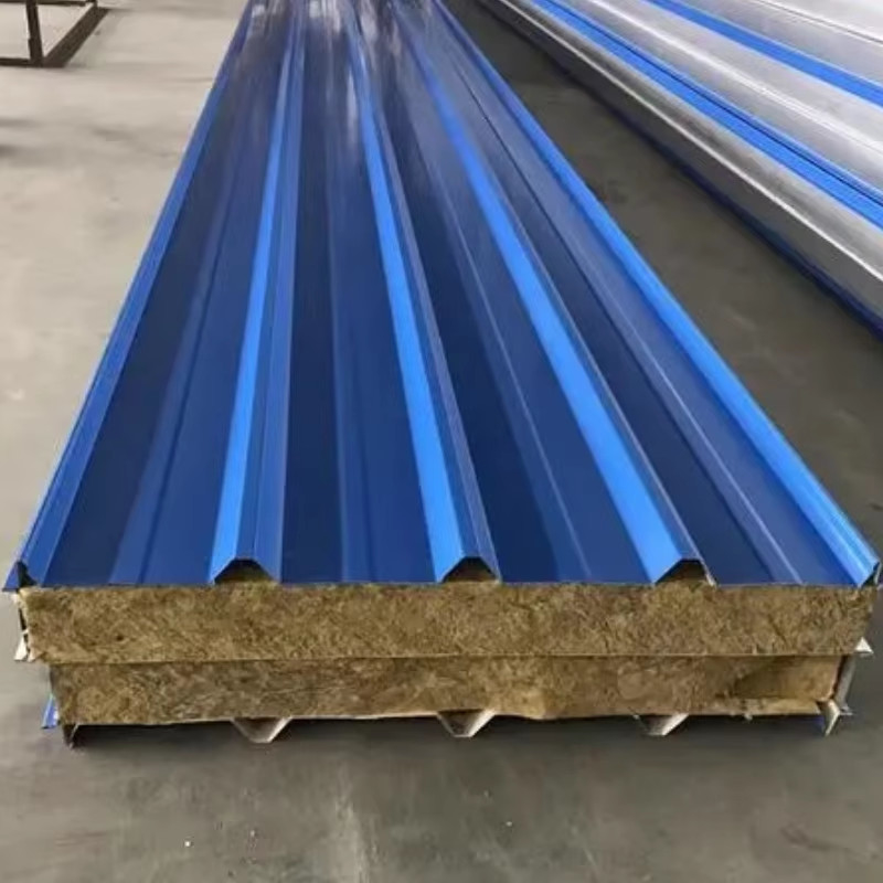 Πλήρως αυτόματη Eps Sandwich Panel Making Machine Sandwich Panel Roll Forming Machines Γραμμή παραγωγής