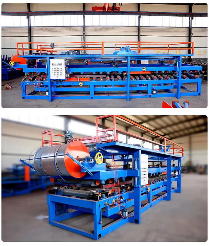 Πλήρως αυτόματη Eps Sandwich Panel Making Machine Sandwich Panel Roll Forming Machines Γραμμή παραγωγής