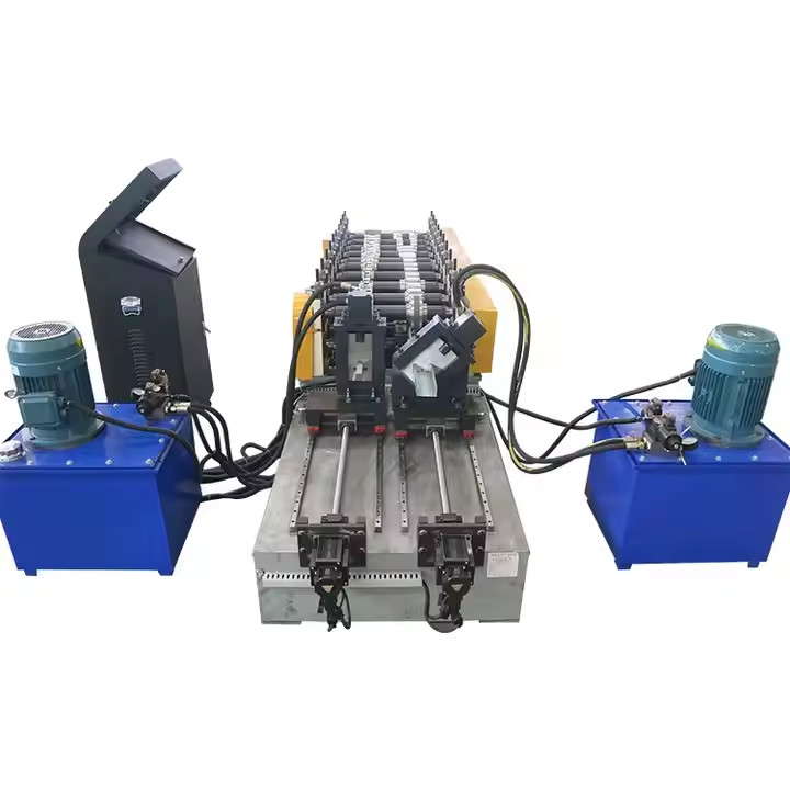 5.5KW High Speed Light Gauge Steel Channel Drywall Metal Stud And Track C Purlin Roll Forming Machine (Μεγάλη ταχύτητα ελαφρού μεγέθους χάλυβα)