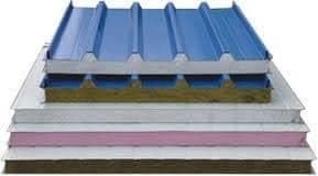 Υψηλής ταχύτητας EPS Rockwool Sandwich Roof Tile Panel Production Line για την κατασκευή