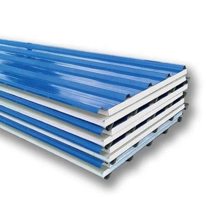 Υψηλής ταχύτητας EPS Rockwool Sandwich Roof Tile Panel Production Line για την κατασκευή