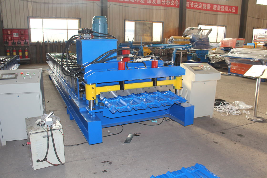 380v 50hz 2025 νέο σχεδιασμό Προσαρμογή Galvalume Roof Panel Roll Forming Machine Plc