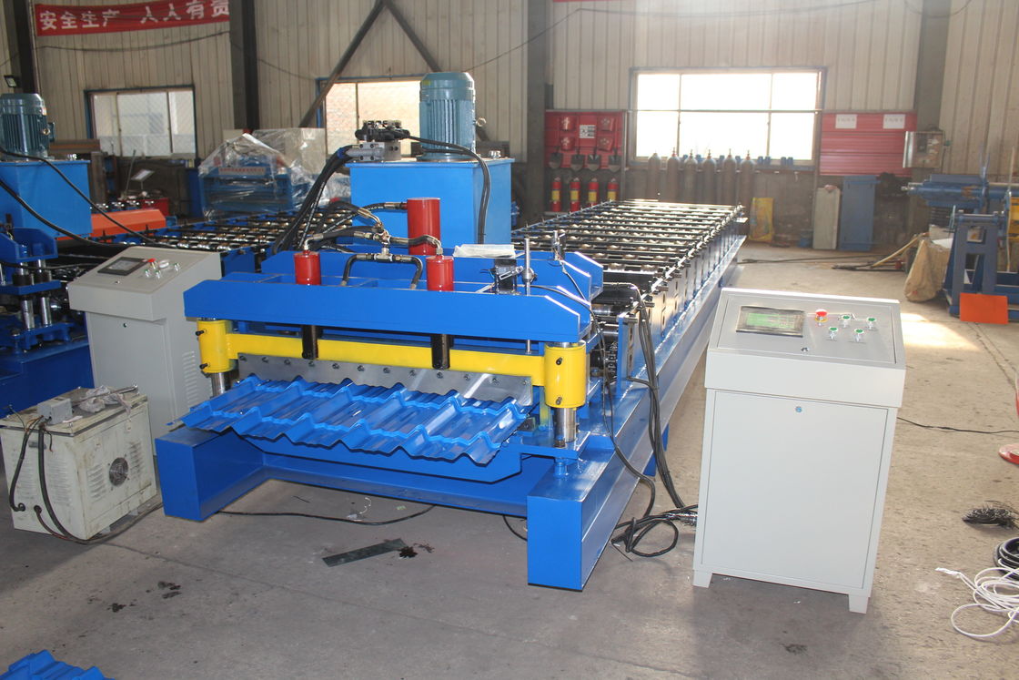 380v 50hz 2025 νέο σχεδιασμό Προσαρμογή Galvalume Roof Panel Roll Forming Machine Plc