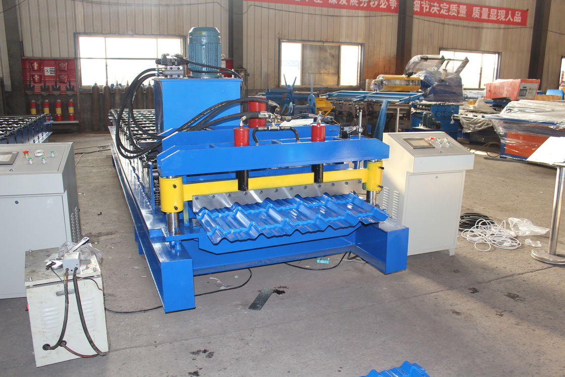 380v 50hz 2025 νέο σχεδιασμό Προσαρμογή Galvalume Roof Panel Roll Forming Machine Plc