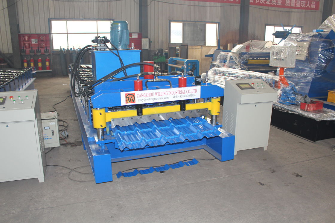 380v 50hz 2025 νέο σχεδιασμό Προσαρμογή Galvalume Roof Panel Roll Forming Machine Plc