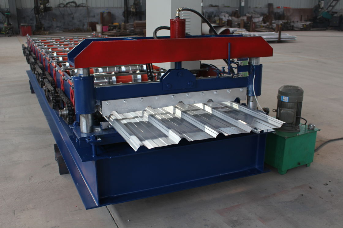 380v 50hz Ribtype Roof Roll Forming Machine 36 κάλυψη 3/4 υψηλές πλευρές Εύκολη λειτουργία