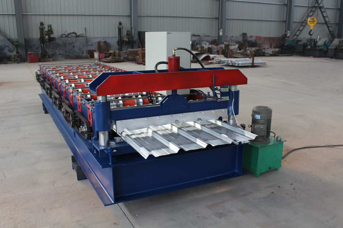 380v 50hz Ribtype Roof Roll Forming Machine 36 κάλυψη 3/4 υψηλές πλευρές Εύκολη λειτουργία