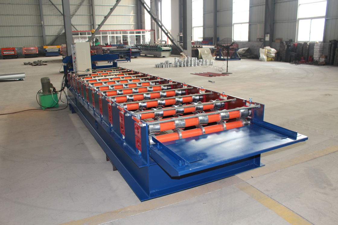 380v 50hz Ribtype Roof Roll Forming Machine 36 κάλυψη 3/4 υψηλές πλευρές Εύκολη λειτουργία