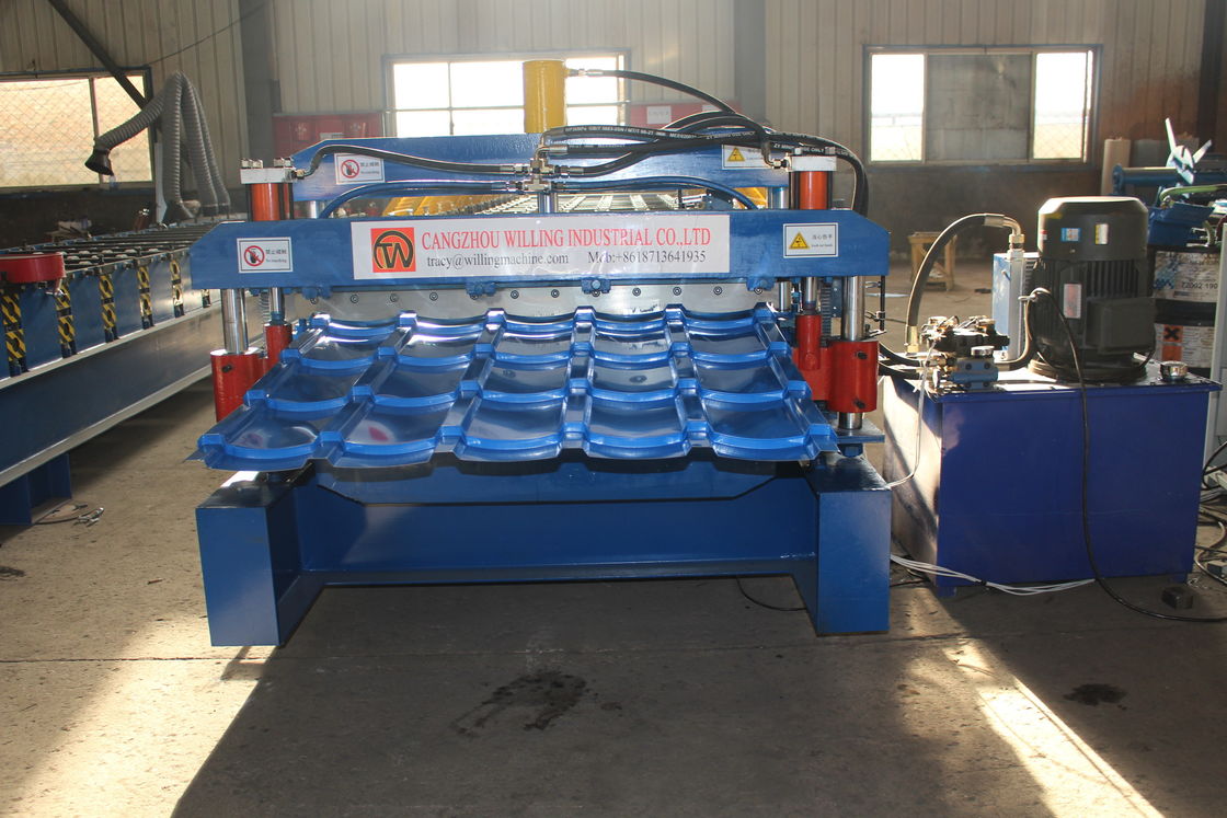 ΙΒΡ Γυαλισμένο διπλό στρώμα φύλλο οροφής Roll Forming Machine 15m/Min Για οροφή Ppgi Panel