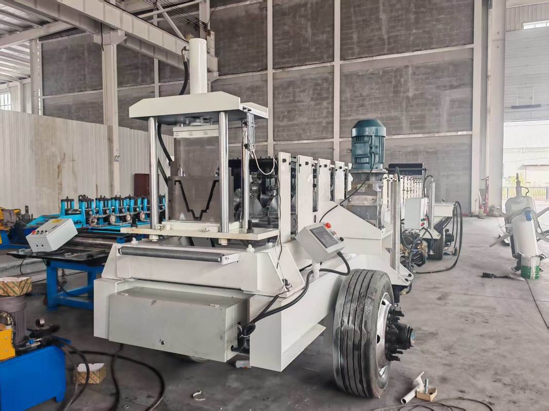 Portable Gutter Roll Forming Machine with 500mm Feeding Width and 8-15m/min Production Capacity for Various Growing Methods