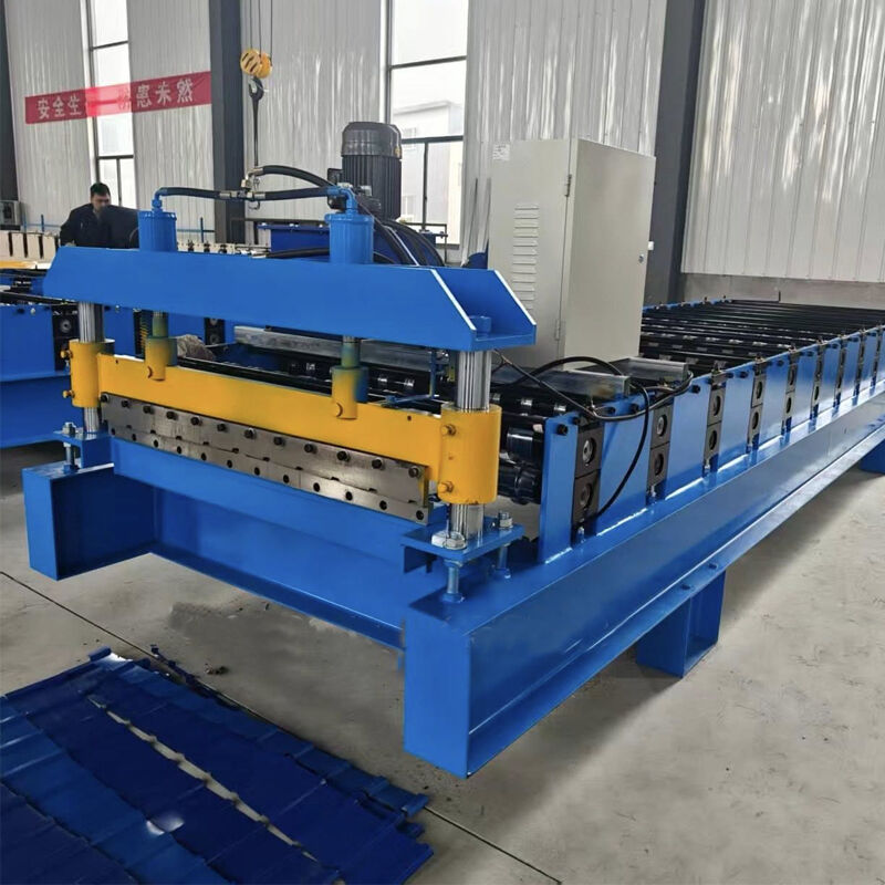 0.3-0.8mm Μηχανή σχηματισμού κυλίνδρων διπλής στρώσης οροφής