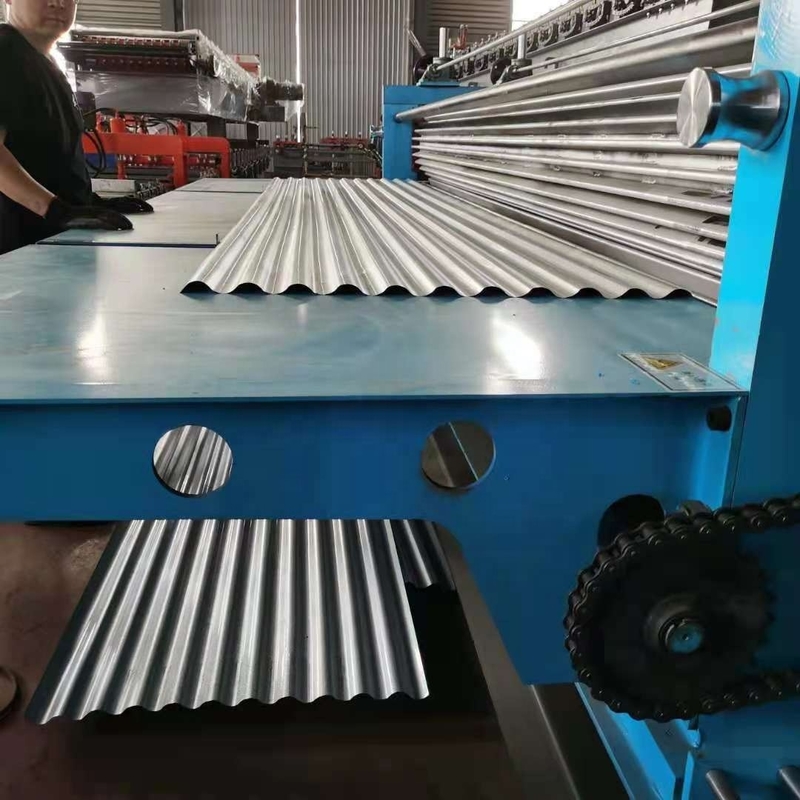 το βαρέλι 0.120.2mm ζάρωσε το ρόλο διαμορφώνοντας τη μηχανή για το λεπτό γαλβανισμένο υλικό