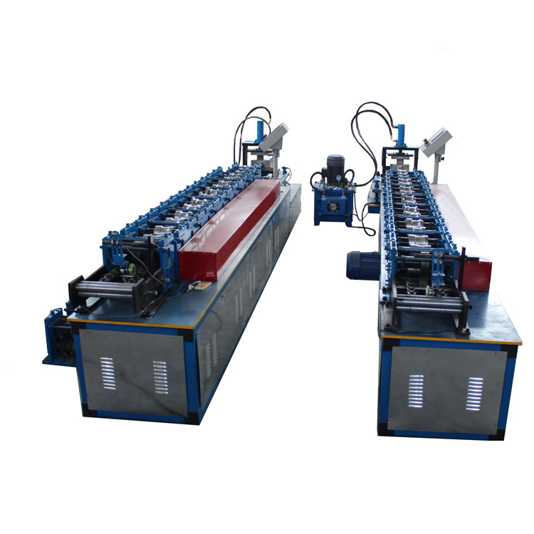 Ελεγχόμενο από PLC 3T 380V Roll Up Door Forming Machine με υδραυλική κοπή 15m/min Ταχύτητα