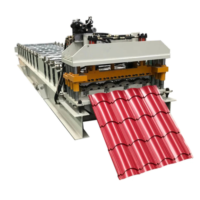 Η υψηλή ταχύτητα 840mm ρόλος κεραμιδιών βημάτων που διαμορφώνει τη στέγη μηχανών βερνίκωσε το ρόλο κεραμιδιών διαμορφώνοντας τη μηχανή