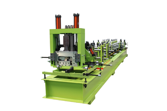 45# Ατσάλι C Z U Purlin Machine 18 σταθμών κυλίνδρους