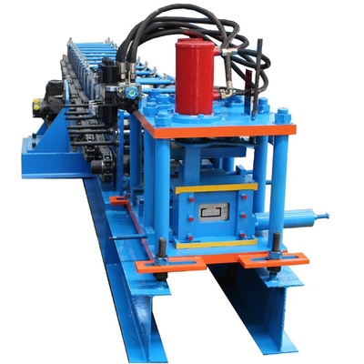 C U Channel Steel C Frame Purlin Roll Forming Machine Μεγάλη ταχύτητα