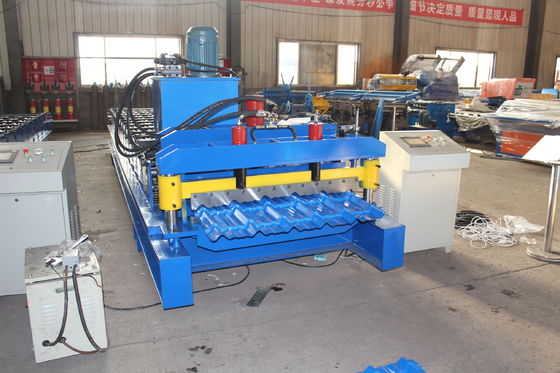 380v 50hz 2025 νέο σχεδιασμό Προσαρμογή Galvalume Roof Panel Roll Forming Machine Plc