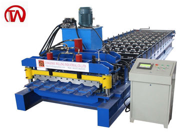 Steel Roof Steel Glazed Tile Roof Tile Roll Forming Machine Antique Χρώμα