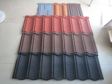 Το μέταλλο Stone έντυσε το 1340*420mm προβερνικωμένο γαλβανισμένο κεραμίδι στεγών χάλυβα