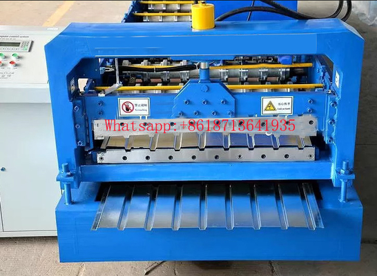 Τραπεζοειδής στέγη 1250mm ρόλος επιτροπής τοίχων που διαμορφώνει γαλβανισμένο το μηχανή χάλυβα